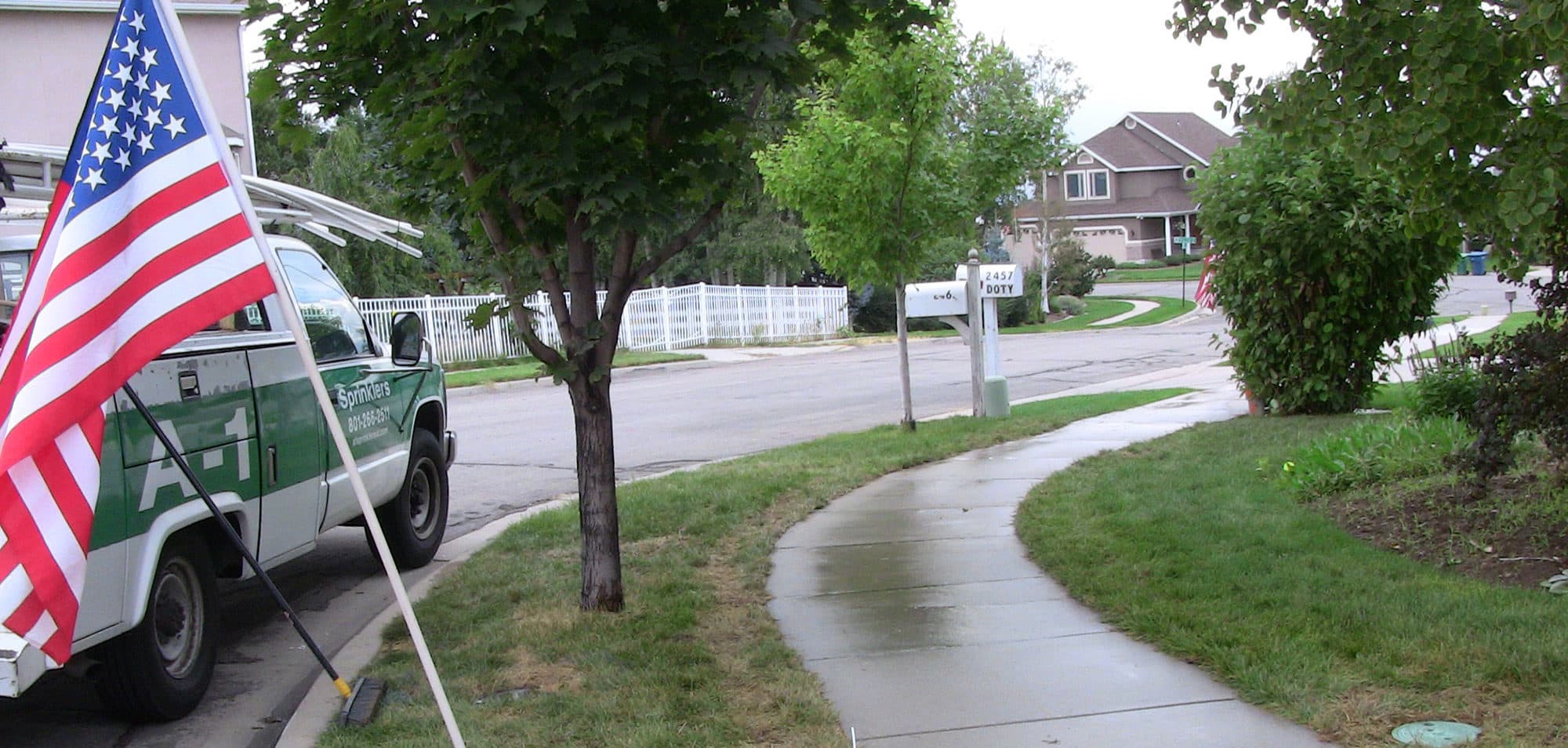 A picture of A1 Sprinklers Truck